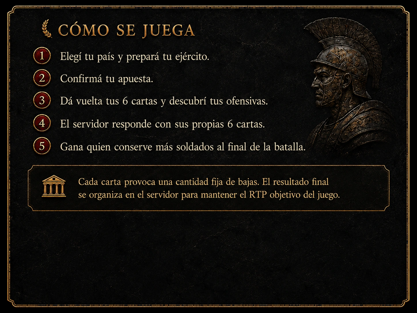 Descripción del juego Imperio 301